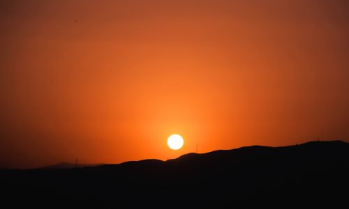 sun set