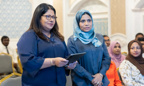 އިޖުތިމާޢީ ރައްކާތެރިކަން ފޯރުކޮށްދިނުން ހަރުދަނާކުރުމަށް "އިތާ" ޕޯޓަލް އިފްތިތާޙުކުރުން، ފޮޓޯ: އާއިލީ މިނިސްޓްރީ