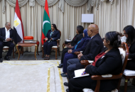 ފޮރިން މިނިސްޓަރުގެ އަރިހަށް މިޞްރުގެ ސަފީރު ވަދާޢީ ޒިޔާރަތެއް ކުރެއްވުން، ފޮޓޯ: ފޮރިން މިނިސްޓްރީ