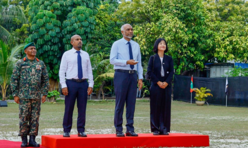 މެރިޓައިމް ރެސްކިޔު ކޯޑިނޭޝަން ސެންޓަރުގެ އައު އިމާރާތް ހުޅުވައިދެއްވުން، ފޮޓޯ: ރައީސް އޮފީސް