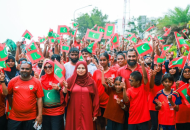 މިނިވަން ދުވަހުގެ މުނާސަބަތުގައި "މިނިވަން ރަން" ގެ ނަމުގައި ދުވުމެއް ބޭއްވުން، ފޮޓޯ: ޕީއެސްއެމް ނިއުސް