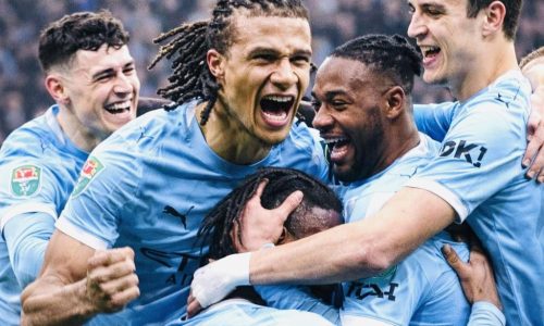 city players celebrating
