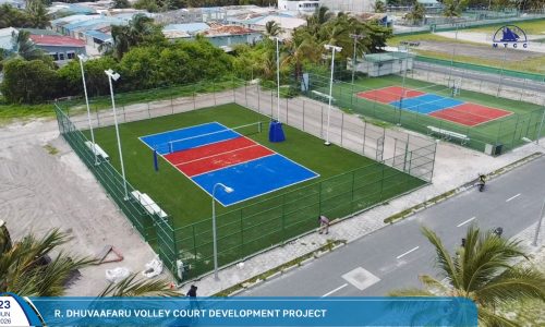 dhuvaafaru volley court