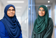 އެއްމާބަނޑު ދެ ޑޮކްޓަރުން ކަމަށްވާ ޑރ. އަލްތާފު އަދުނާން އިސްމާއިލް އާއި ޑރ. އަލްމާސް އަދުނާން އިސްމާއިލް -- ސަން ފޮޓޯ