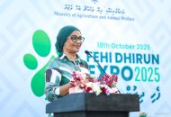 ދަނޑުވެރިކަމާއި ދިރޭތަކެއްޗާ ބެހޭ ވަޒީރު ޑރ. މަރްޔަމް މާރިޔާ، ފޮޓޯ:
 ޕީއެސްއެމް
