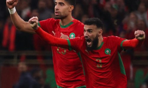 morocco playess celebrate