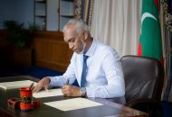 ރައީސުލްޖުމްހޫރިއްޔާ ޑޮކްޓަރ މުޙައްމަދު މުޢިއްޒު، ފޮޓޯ: ރައީސް އޮފީސް
