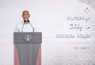 ރައީސް މުޢިއްޒު މިލަންދޫ ރައްޔިތުންނާ ބައްދަލުކުރެއްވުން، ފޮޓޯ: ރައީސް އޮފީސް