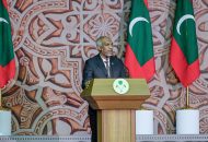 61 ވަނަ މިނިވަން ދުވަހުގެ ރަސްމީ ޙަފްލާގައި ބައިވެރިވެވަޑައިގެންނެވުން، ފޮޓޯ: ރައީސް އޮފީސް