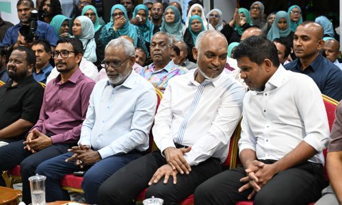 ރައީސުލްޖުމްހޫރިއްޔާ ޑރ.މުހައްމަދު މުއިއްޒު , ފޮޓޯ: ޕީއެންސީ